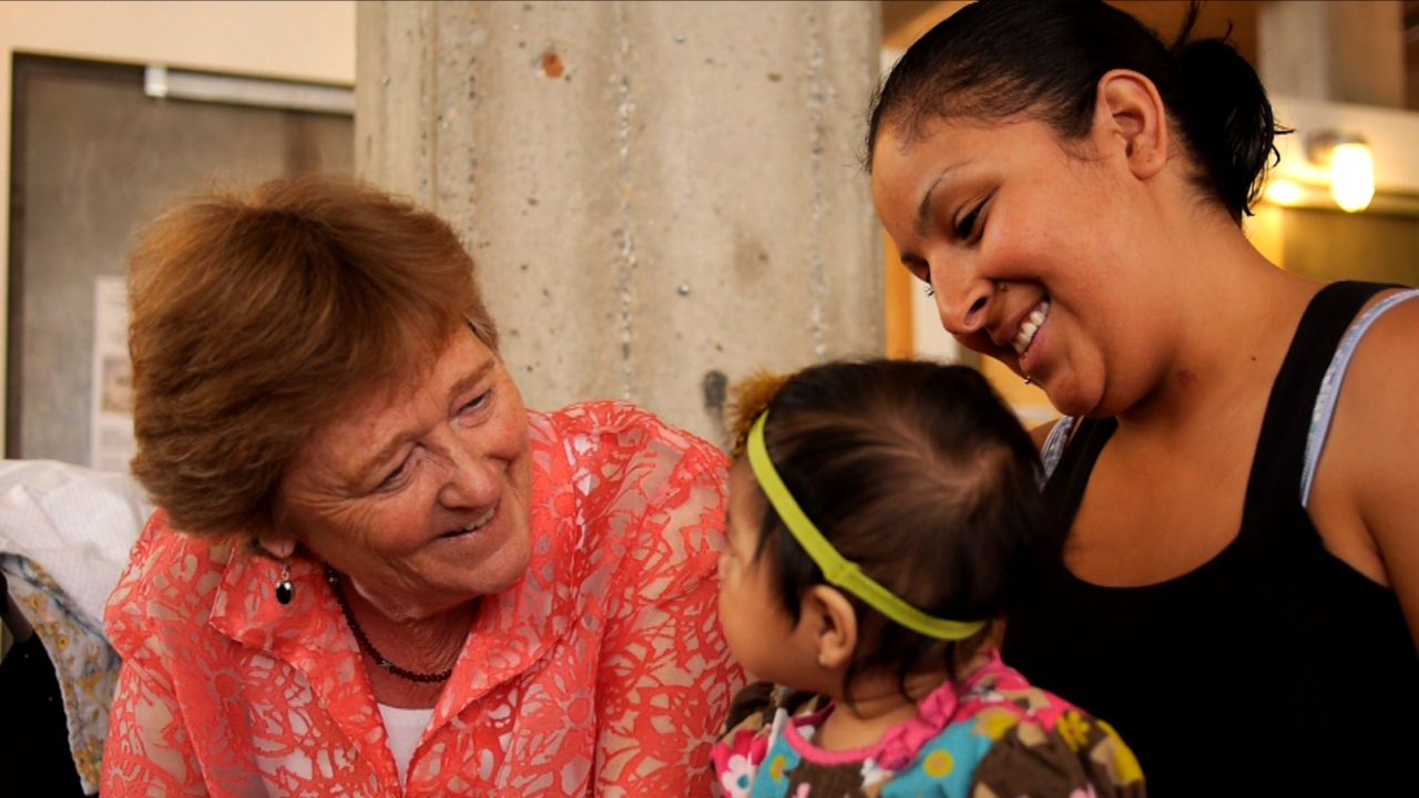 Martha Ryan, left, has helped more than 80,000 families since she started her program more than 20 years ago.