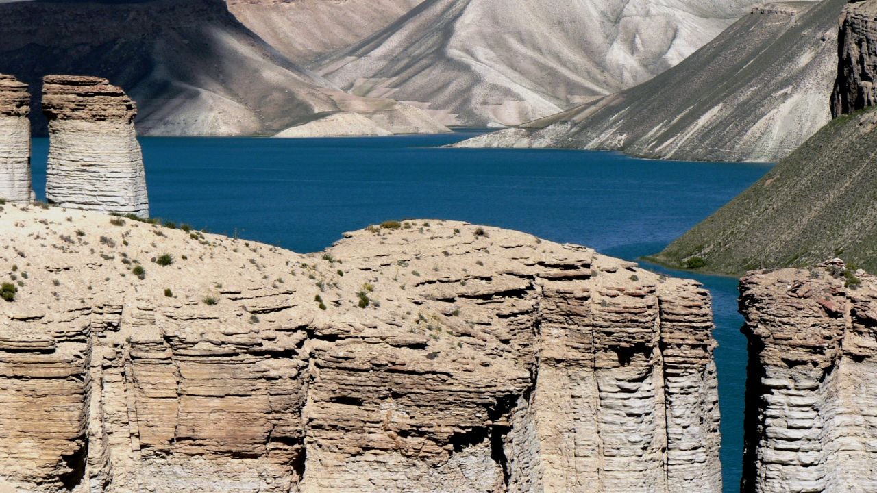 Many travelers seek out Afghanistan's mountain-rimmed lakes in the Hindu Kush.