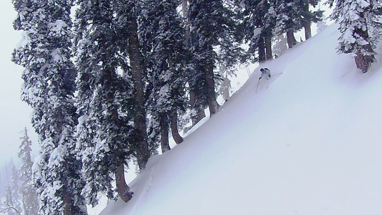 Adventurous skiers head for Kashmir and its pristine slopes.