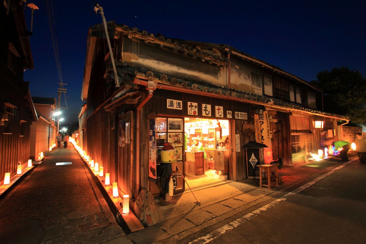 In the midst of the soy sauce and miso brewing district, are a toy museum and malted-rice ice cream vendor.