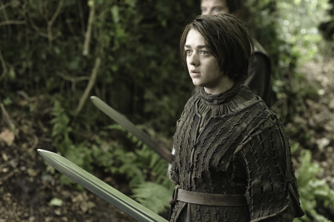 Actress Maisie Williams plays Arya on HBO's "Game of Thrones."