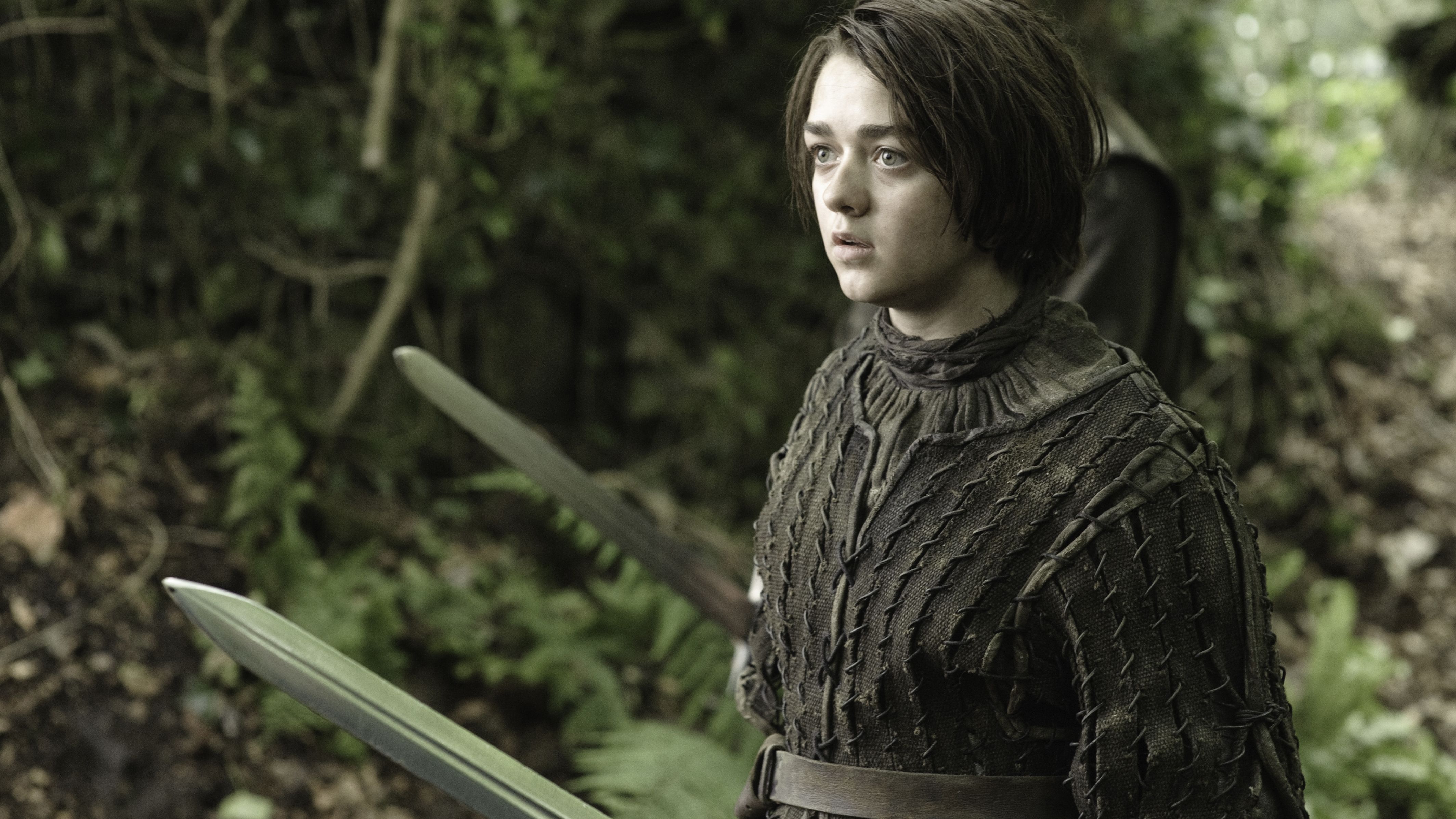 Actress Maisie Williams plays Arya on HBO's "Game of Thrones."