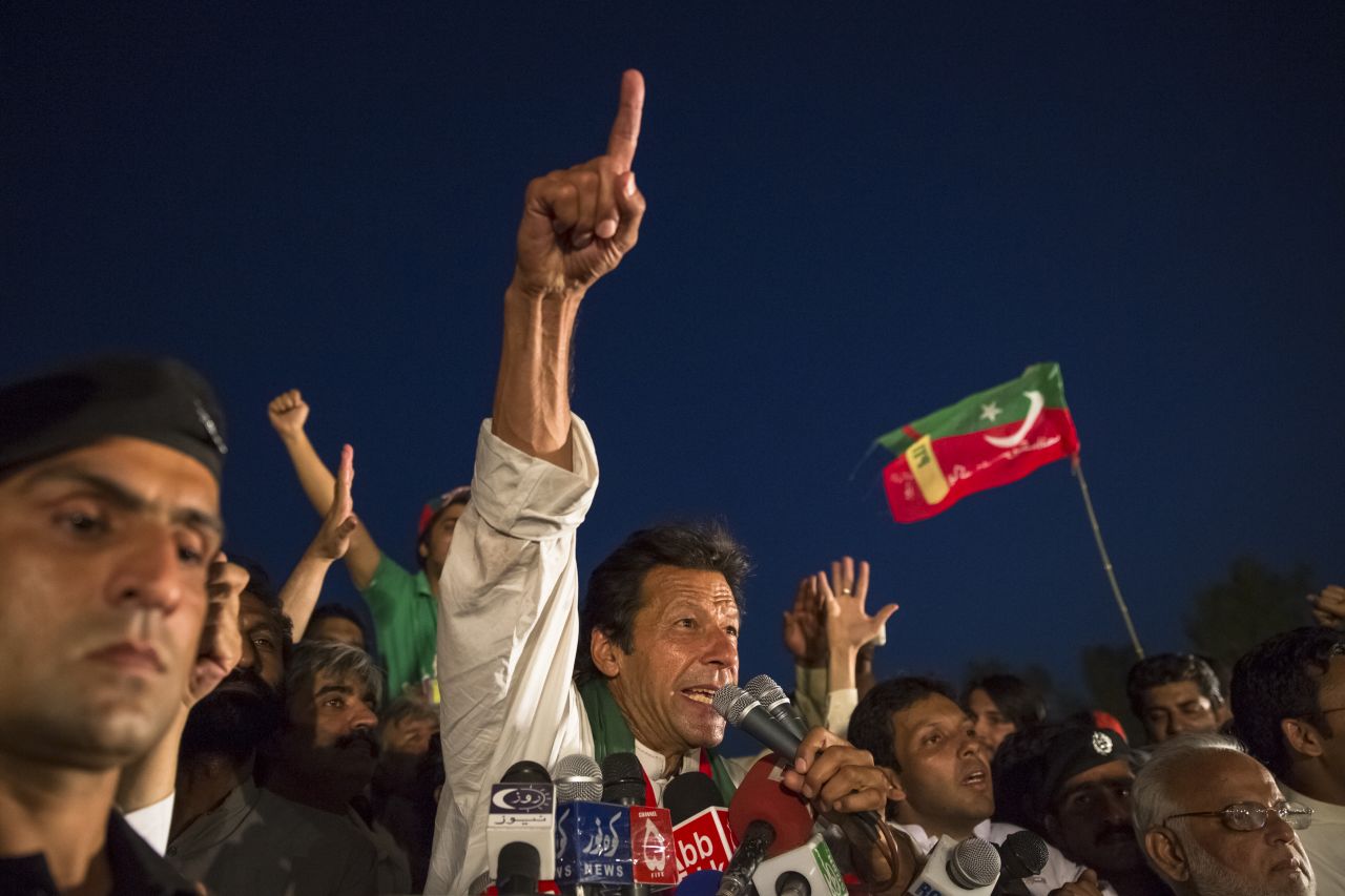 Khan, a charismatic former cricketer, has proved a popular candidate among Pakistan's young, urban middle class.