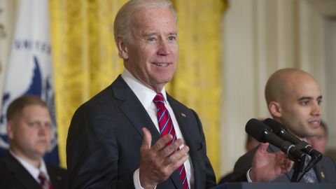 Vice President Joe Biden dropped the F-bomb during the signing of the health care reform bill in 2010 and a microphone was there to record it. <a href="http://politicalticker.blogs.cnn.com/2010/05/19/biden-apologizes-to-teen-for-f-word/" target="_blank">He later apologized.</a>