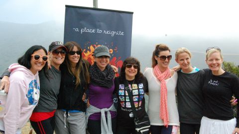Abbey Goodman, left, lived with the women of bunk "Rage Against the SUV" during Campowerment.