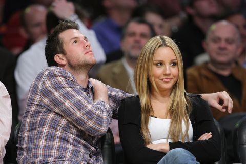 While working on movies like "Sydney White," Bynes' personal life also took the spotlight. She was briefly linked to athlete and reality star Doug Reinhardt, here at a Los Angeles Lakers game in December 2008. 