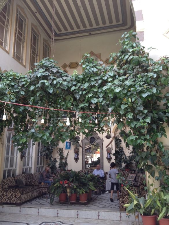Homes in Damascus's historic center can be very grand, and often have atriums where orange and lemon trees grow. So far the old city and souk have not been hit by bombs or an attack, but the fear is that they might.