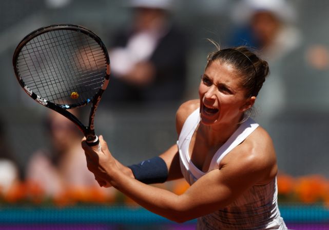 The American became the first women's player to reach 30 wins this season as she defeated Italian seventh seed Sara Errani 7-5 6-2 to set up a chance of her 50th career title.