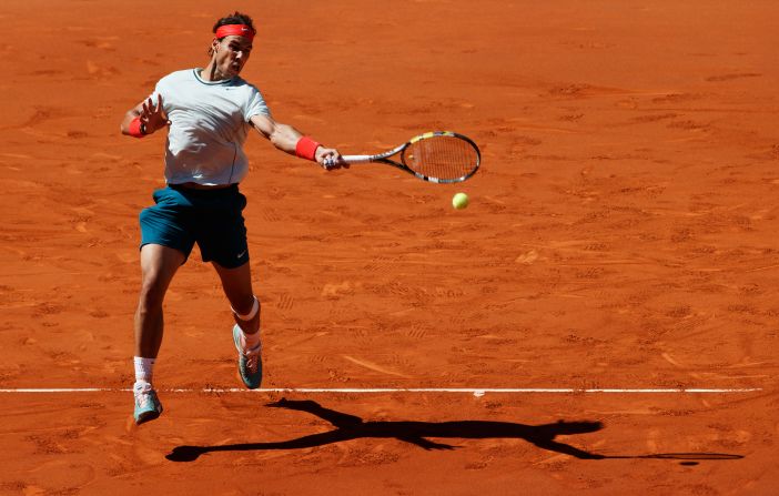 Rafael Nadal reached the men's final in Madrid for the fourth time, beating fellow Spaniard Pablo Andujar -- who made it to the semis after being given a wild-card entry into the tournament.