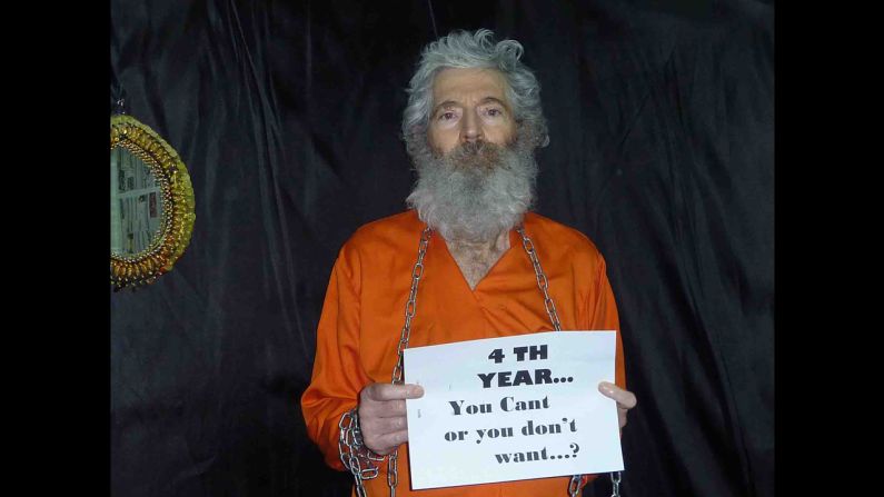 Retired FBI agent Robert Levinson <a href="index.php?page=&url=http%3A%2F%2Fwww.cnn.com%2F2014%2F01%2F21%2Fus%2Firan-levinson-family-speaks%2Findex.html">has been missing since 2007.</a> His family says he was working as a private investigator in Iran when he disappeared, and multiple reports suggest Levinson may have been working for the CIA. His family told CNN that they have long known that Levinson worked for the CIA, and they said it's time for the government to lay out the facts about Levinson's case. U.S. officials have consistently denied publicly that Levinson was working for the government, but they have repeatedly insisted that finding him and bringing him home is a "top" priority. <a href="index.php?page=&url=http%3A%2F%2Fwww.cnn.com%2F2015%2F03%2F09%2Fmiddleeast%2Fus-robert-levinson%2Findex.html" target="_blank">The FBI increased its reward</a> for information on Levinson from $1 million to $5 million.