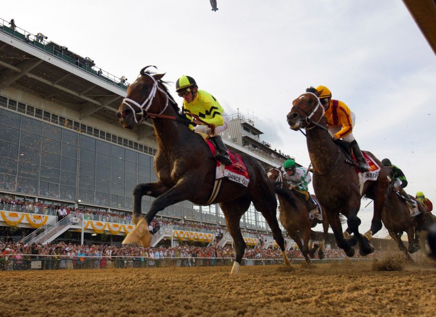 It's raced on a dirt track, in May, and features the best horses from across the U.S. No, it's not the Kentucky Derby, it's the Preakness Stakes -- the second race in America's prestigious Triple Crown. 