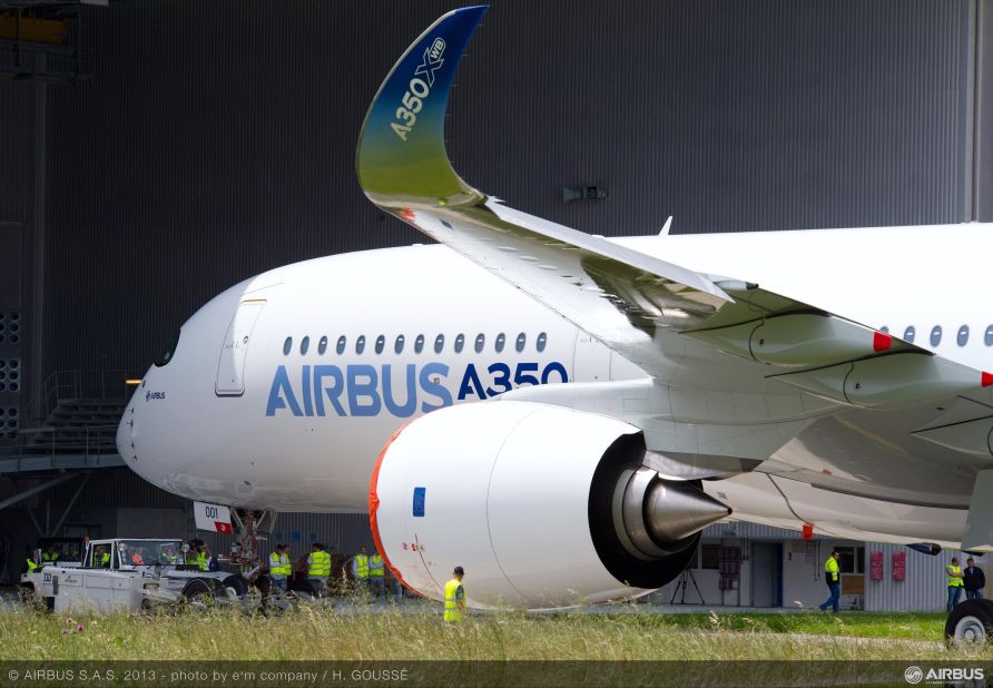 After completion of painting, Airbus' first A350 XWB will begin final testing in advance of its maiden flight. The plane is built to cruise at a speed of Mach 0.85