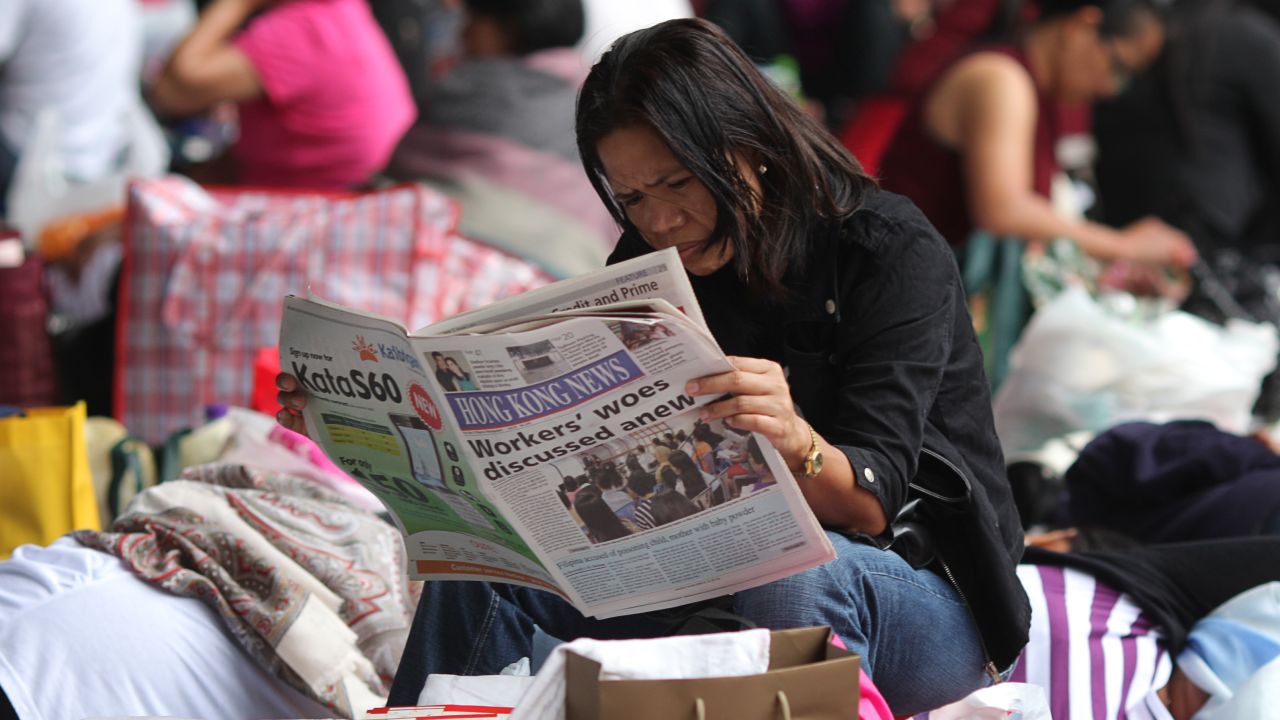 Hong Kong is facing a shortage of foreign domestic helpers from the region