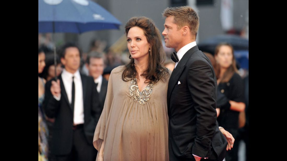 Jolie and Pitt appear at the Cannes Film Festival in May 2008.