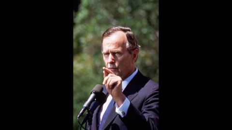 President George H. W. Bush pardoned former Defense Secretary Caspar W. Weinberger and five other officials who served under Ronald Reagan for their involvement in trading arms for hostages in Iran. 
