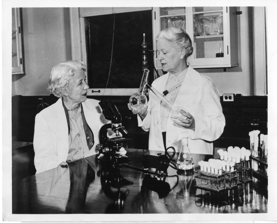 <a href="http://www.chemheritage.org/discover/online-resources/chemistry-in-history/themes/pharmaceuticals/preventing-and-treating-infectious-diseases/hazen-and-brown.aspx" target="_blank" target="_blank">Microbiologist Elizabeth Lee Hazen and chemist Rachel Brown</a> developed the first effective antifungal agent, called nystatin. This drug is still used today -- not only for humans, but also <a href="http://web.mit.edu/invent/iow/HazenBrown.html" target="_blank" target="_blank">to combat Dutch Elm disease in trees</a> and to restore water-damaged artwork. Hazen died in 1975; Brown died in 1980.