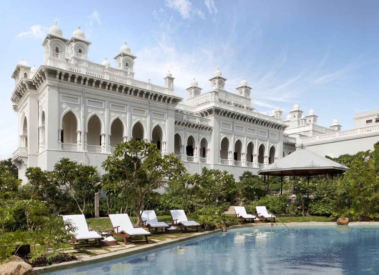 <strong>Falaknuma Palace, Hyderabad: </strong>Another of the Taj Group's palatial Indian properties, Falaknuma Palace was once home to the seventh Nizam of Hyderabad.