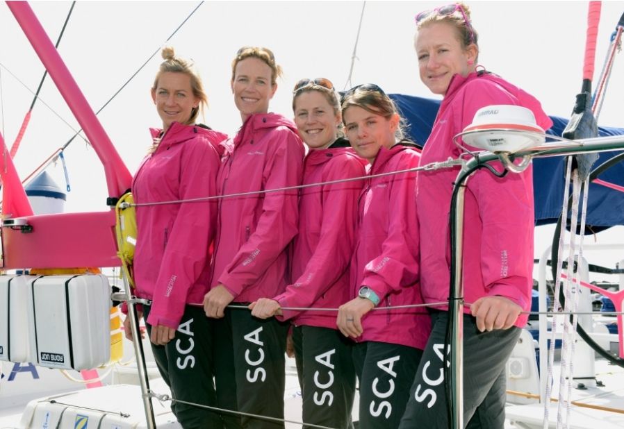 The five professional sailors will be part of an 11-strong crew racing around the globe in a nine-month voyage, stopping at nine countries. 