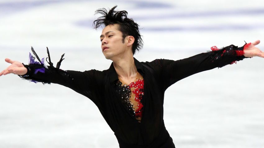 Daisuke Takahashi of Japan competes in the Men's Free Skating during day two of the ISU Four Continents Figure Skating Championships at Osaka Municipal Central Gymnasium on February 9, 2013 in Osaka, Japan. (Photo by Atsushi Tomura/Getty Images