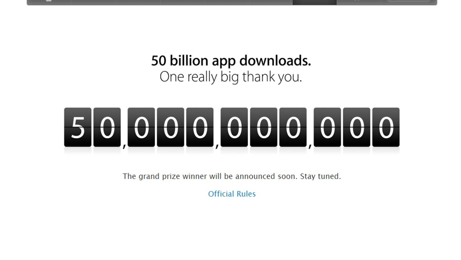 iTunes 50 billion