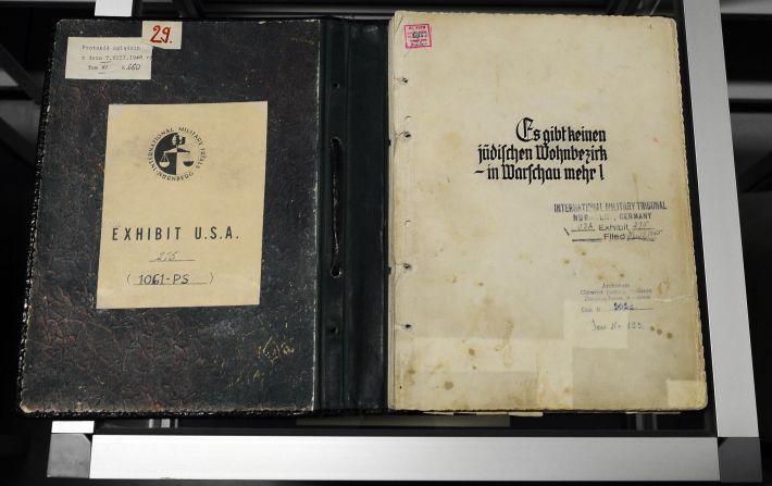After crushing the revolt, German commander Juergen Stroop wrote a report detailing the military action. One of the three original copies of this report is on display in Warsaw's Institute of National Remembrance. Stroop was tried and executed in Warsaw in 1951.