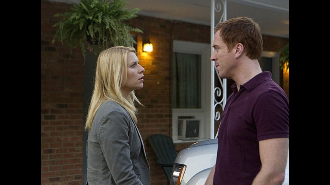 Claire Danes' Carrie Mathison on "Homeland" sets out to pursue Damian Lewis' Nicholas Brody as a suspect before their affair begins.