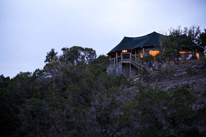 If you want to go on an African safari can't make the trip all the way to Africa, the single safari-style tent at Sinya on Lone Man Creek offers a luxurious alternative.