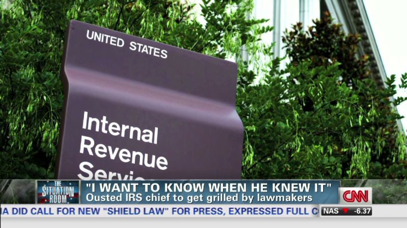 Ousted IRS Chief To Get Grilled | CNN