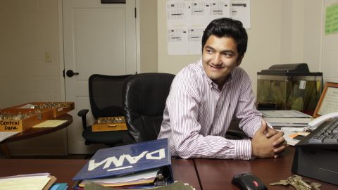 Naing Oo left Myanmar because of the political persecution his parents suffered. He became a student leader at Berry.