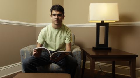 Ehsan Rabbani graduates this summer. He fled Afghanistan for Pakistan, Iran and Azerbaijan before landing in America.