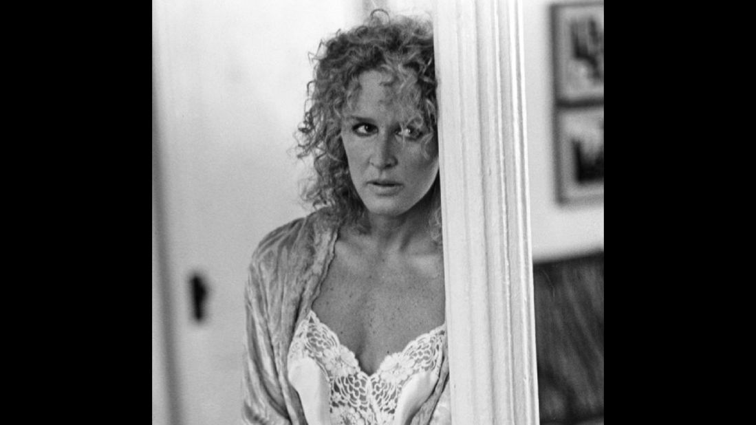 It's a wonder that extramarital affairs haven't been drastically reduced since 1987's "Fatal Attraction," in which Glenn Close plays a one-night-stand turned horror-show named Alex Forrest. She teaches Michael Douglas' unfaithful Dan Gallagher (and one poor, helpless bunny) a lesson on infidelity that we haven't forgotten. 