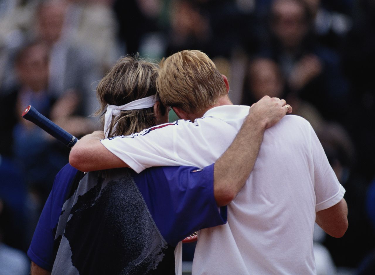 Becker's last appearance in the semifinals in 1991 saw him well beaten by Andre Agassi, who in the German's words was just too good on clay. The American went on to complete the career grand slam of four majors.
