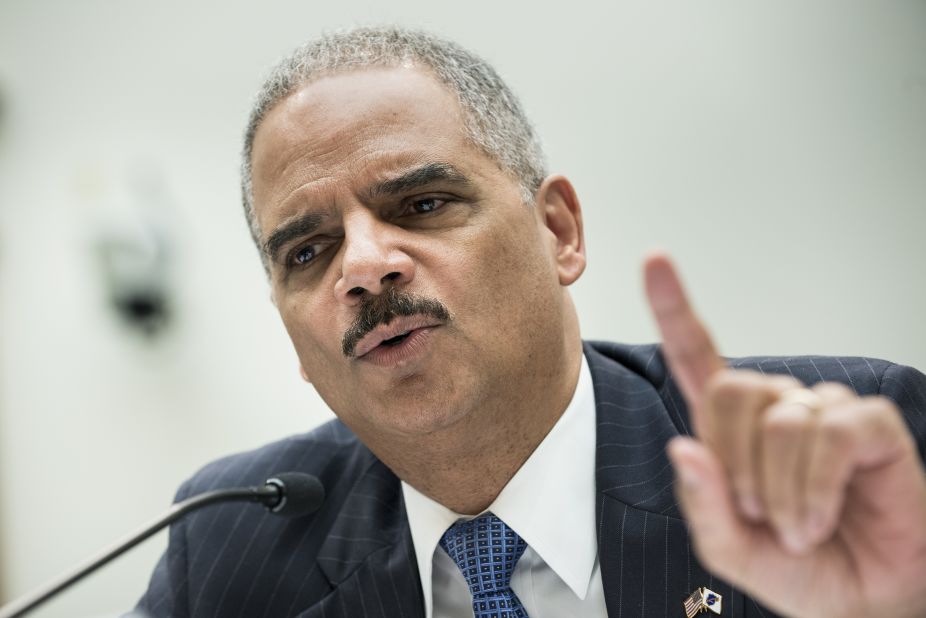 U.S. Attorney General Eric Holder testifies during a hearing of the House Judiciary Committee in May 2013. The day before, Holder announced a Justice Department investigation into any possible criminal wrongdoing by the IRS.