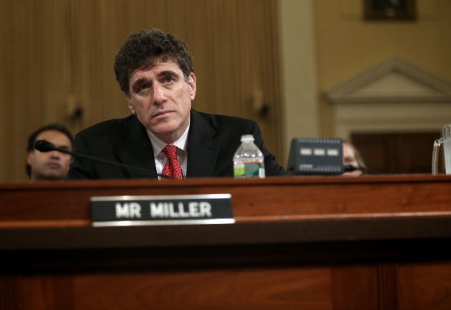 Steve Miller, former acting commissioner of the IRS, testifies before the House Ways and Means Committee in May 2013. The committee held a hearing to examine revelations that the IRS singled out for scrutiny conservative groups seeking tax-exempt status.