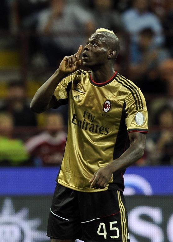 He's also been targeted by racists on many occasions during his time in Italian football. In May 2013, Balotelli told CNN he would leave the field of play if he suffered more racial abuse.