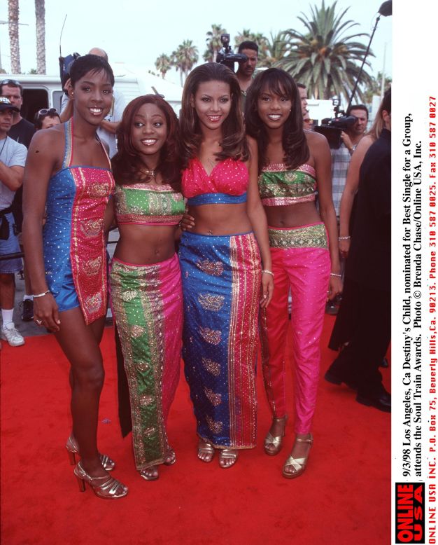 In 1998, Beyonce, second from right, was known simply as another member of Destiny's Child, a four-member girl group who released a self-titled debut that year and had a breakthrough with the remix of their single "No, No, No, No."