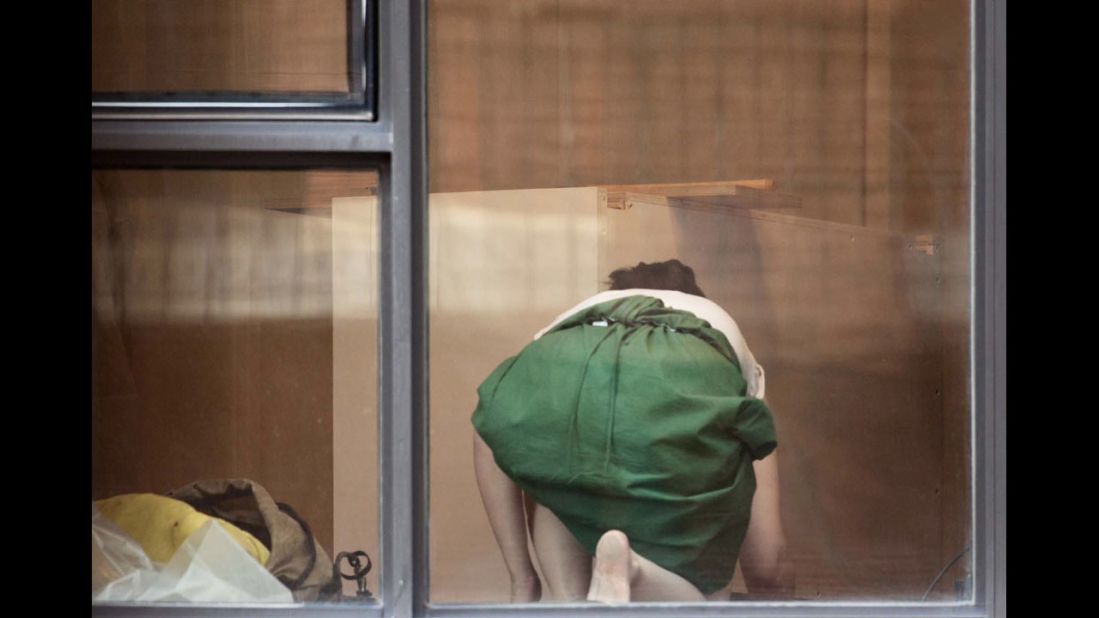 This photo, "The Neighbors #5," 2012, from photographer Arne Svenson's series, "The Neighbors," is one of several being exhibited at <a href="http://www.saulgallery.com/" target="_blank" target="_blank">Julie Saul Gallery</a> in New York. 