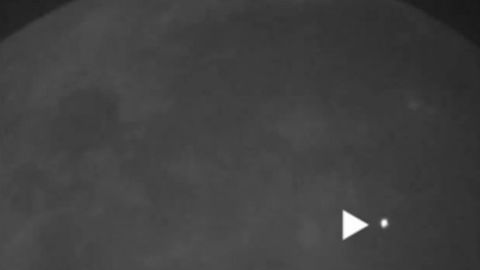 NASA says an object about the size of a small boulder hit the Moon in Mare Imbrium on March 17, creating an explosion bright enough to be seen on Earth. "It exploded in a flash nearly 10 times as bright as anything we've ever seen before," says Bill Cooke of NASA's Meteoroid Environment Office.