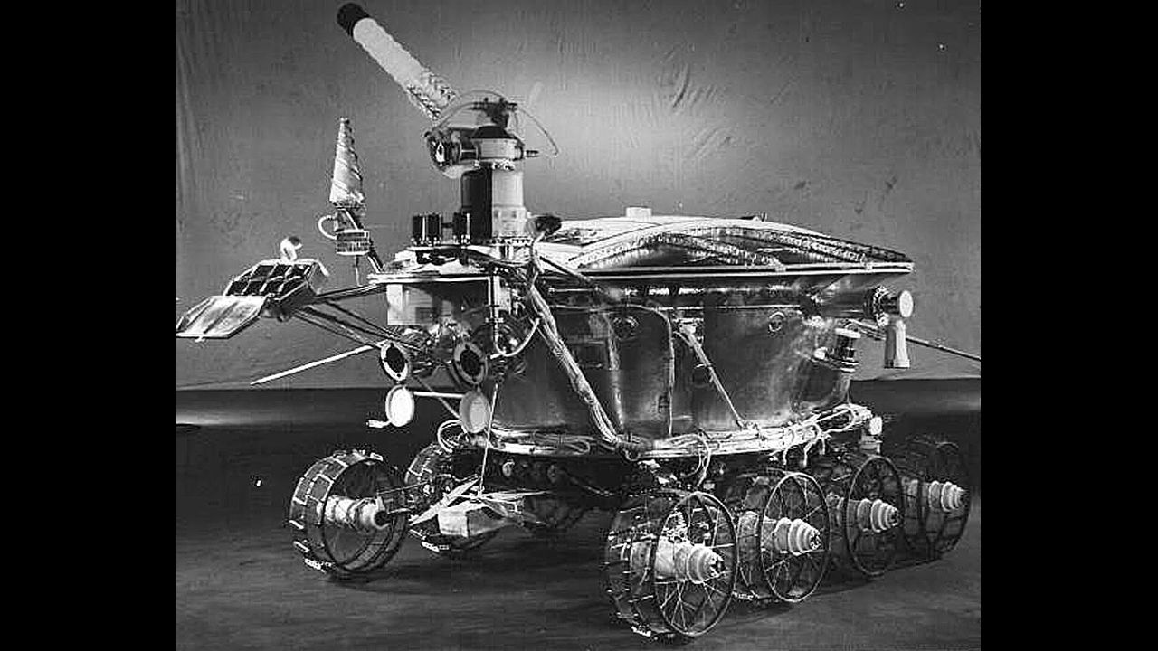 The Soviets' Lunokhod 1, the first unmanned rover, landed on the moon on November 17, 1970.