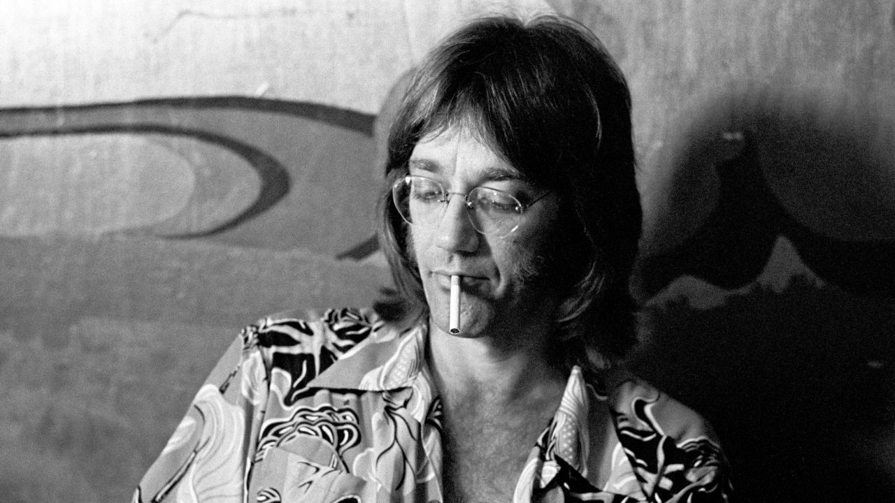Manzarek is interviewed in the dressing room at Richard's Rock Club in Atlanta on May 18, 1974. He continued to work as a musician after The Doors disbanded following Morrison's death in 1971.