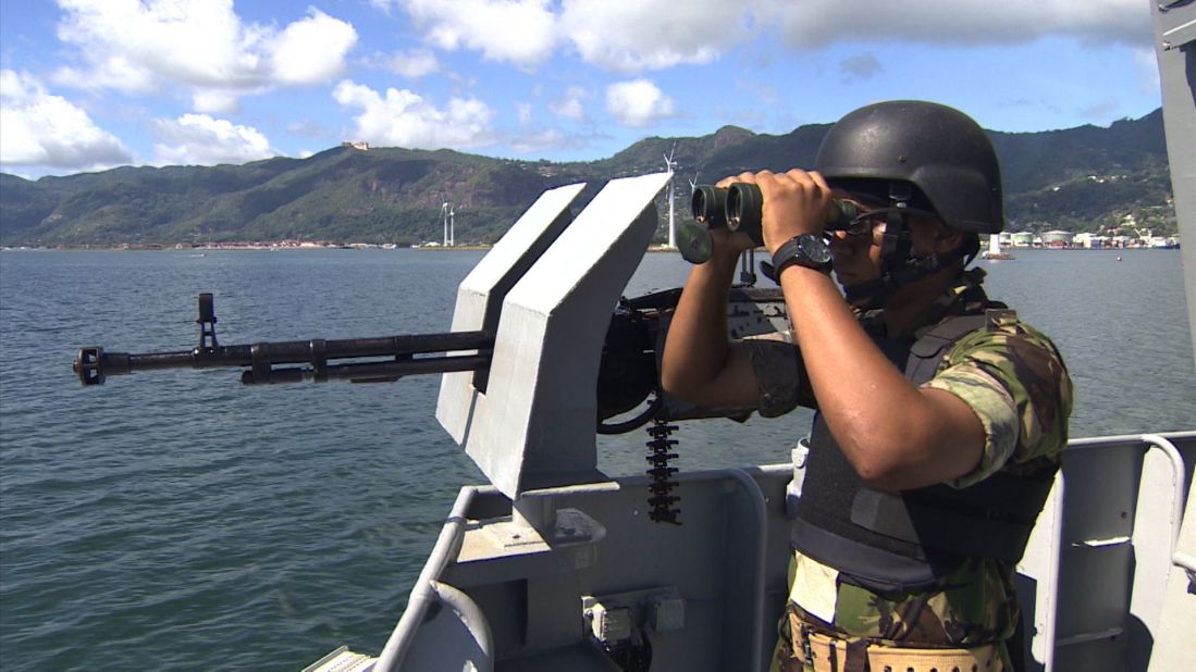 The Topaz is a fast-attack craft used by the Seychelles coast guard in the fight against piracy.