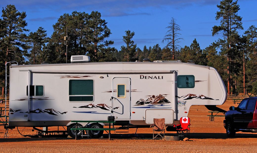 Recreational vehicles allow their owners to enjoy nature and sleep comfortably at night. "I get the camping experience with a campfire on the beach, and just steps away, is the air-conditioned camper," says Denise Kates. 