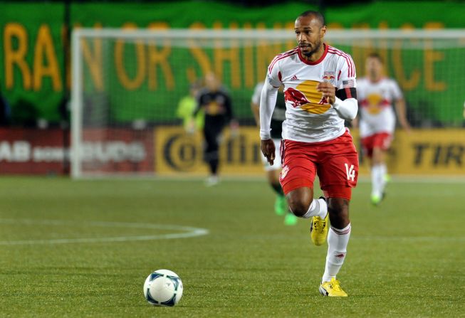 Former French international star Thierry Henry is the star player at the only current MLS franchise in the Big Apple, the New York Red Bulls. 