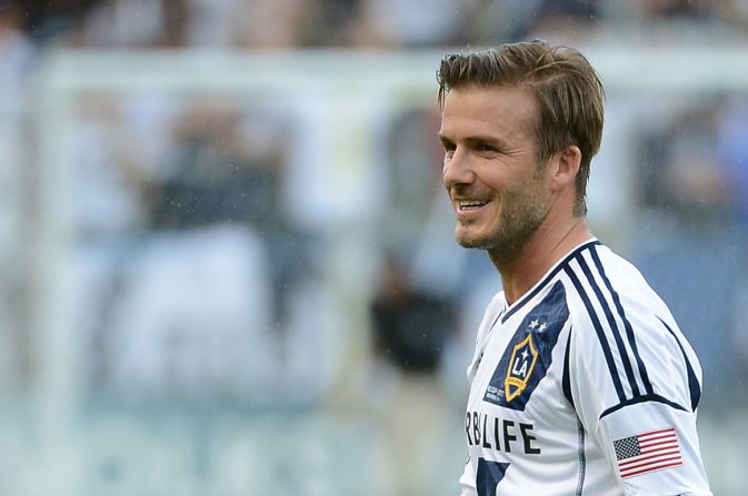 David Beckham played for six seasons with Los Angeles Galaxy in the MLS and helped popularize football in the United States. He helped them to the last two MLS titles.