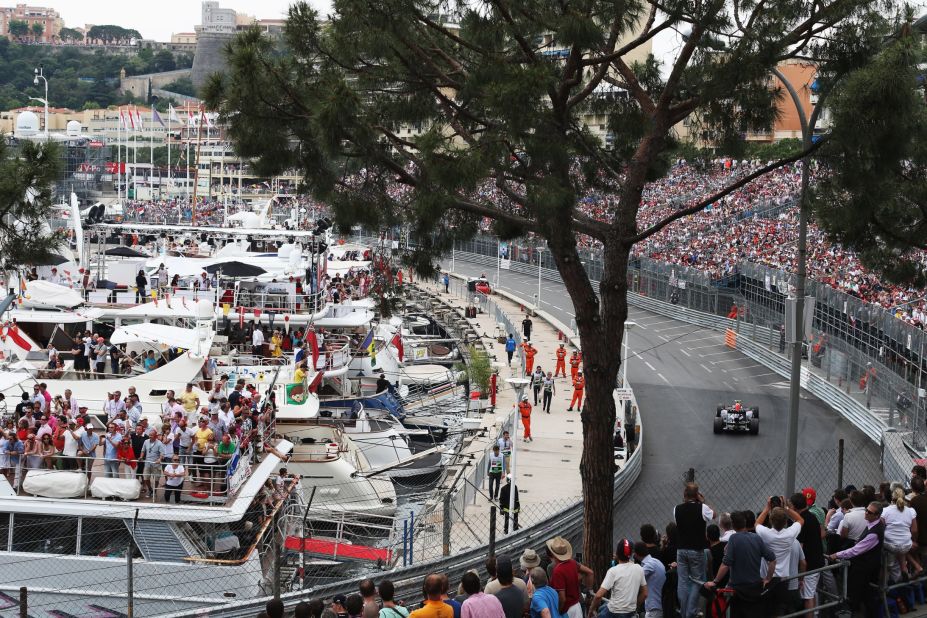 The tiny city will welcome 200,000 fans over the grand prix weekend with many of them watching from yachts in the harbor.