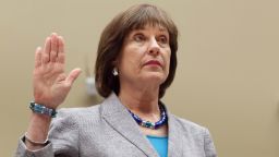 Lois Lerner is sworn in before testifying to the House Oversight and Government Reform Committee May 22, in Washington, DC.