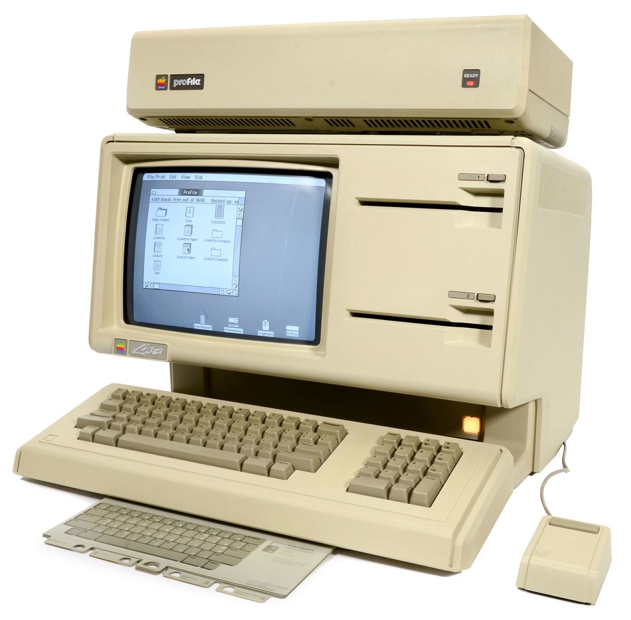 The Apple Lisa, from 1983, was produced for only one year, and was one of the world's first mouse-controlled computers. It is now extremely rare.