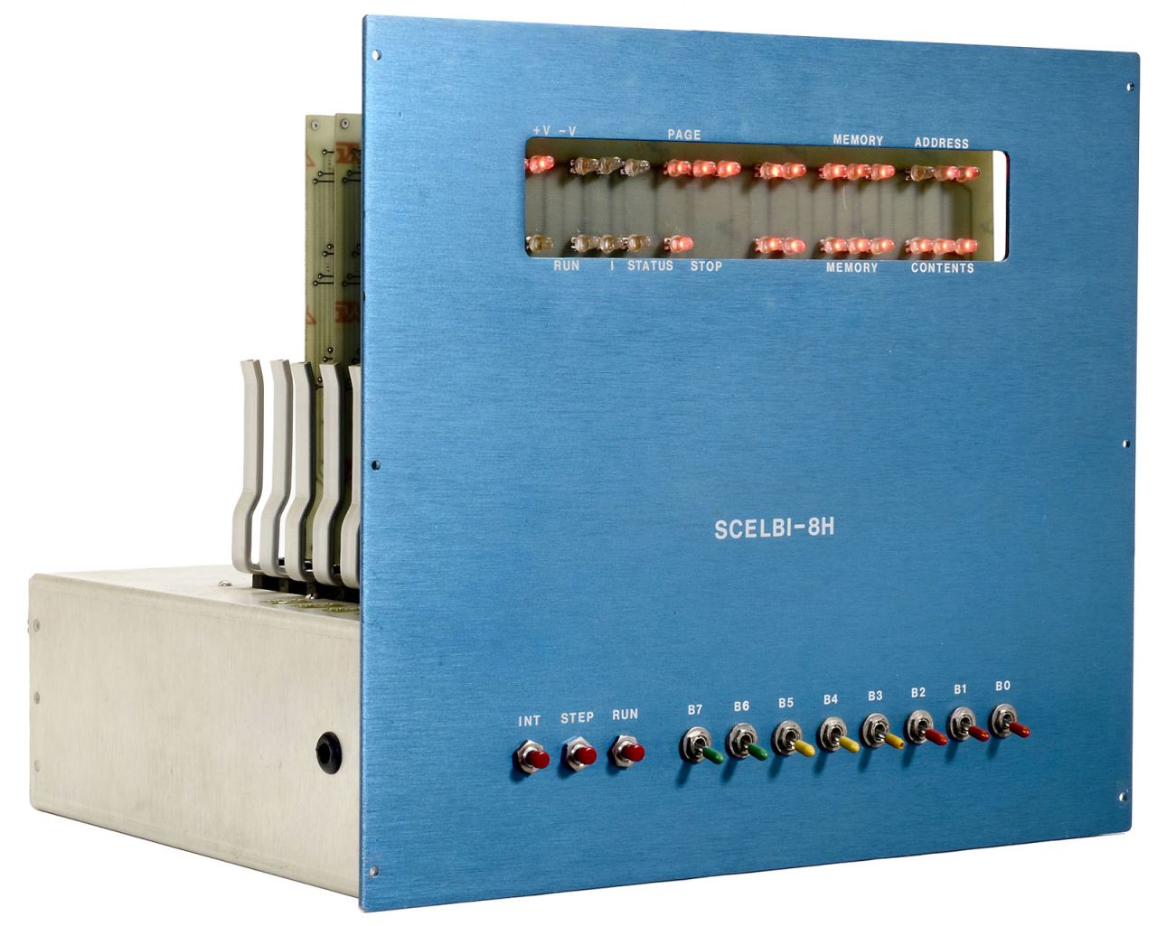 The Scelbi-8H was built around the first Intel 8-Bit microprocessor, and fell within the budget of an average person. It was available either assembled or in kit form. It was regarded as one of the first truly 'personal computers'.