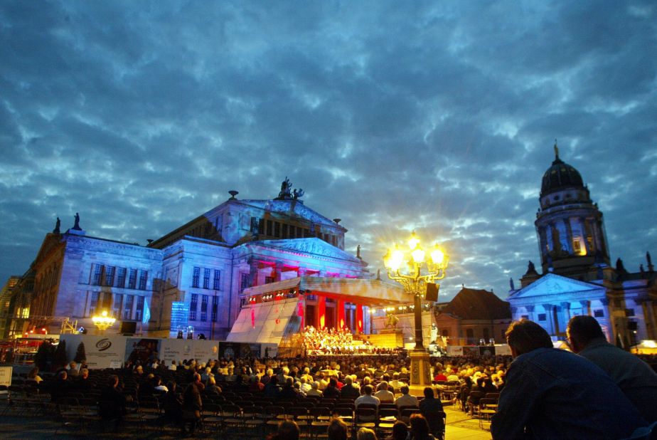 The Classic Open Air Festival at Gendarmenmarkt Square in Berlin runs this year for five consecutive nights, July 4-8.