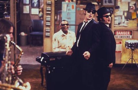 <strong>"The Blues Brothers" (1980)</strong>: Soulful and mischievous musicians Jake (John Belushi) and Elwood (Dan Aykroyd) weren't just buds but, as the title suggests, brothers, as well. The characters survived the jump from being a "Saturday Night Live" skit to landing on the big screen with "a mission from God" in 1980. "Blues Brothers" has since become a fan favorite and spawned a sequel in 1998. 